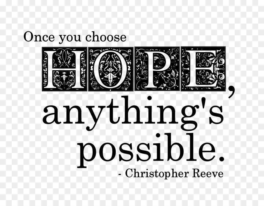 Una volta che si sceglie di speranza, tutto è possibile. Facebook, Inc. Amore - christopher reeve