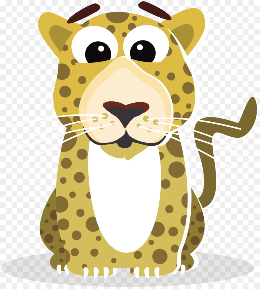 Leopard Cartoon Puzzle: animali selvatici Clip art - adidas superstar illustrazione