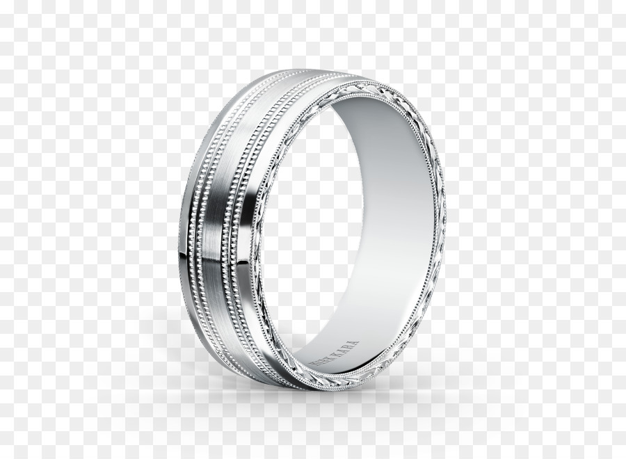 Ehering Platin Silber Diamant - Ring