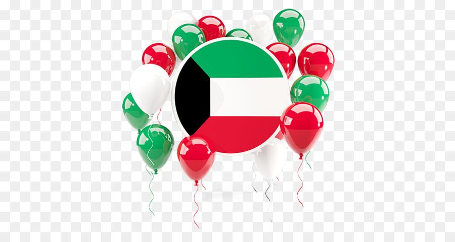 Flagge von Simbabwe Ballon Flagge von Kuwait Stock Fotografie - Kuwait Flag