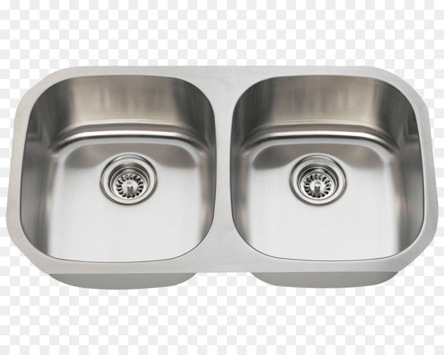 Küchenspüle aus Gebürstetem Metall, Edelstahl-Spülbecken - Waschbecken