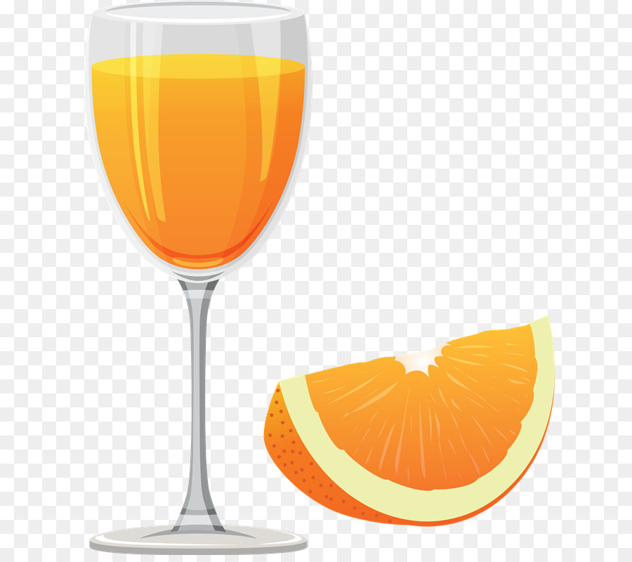 Orange drink-Orangensaft-Wein-Glas, Cocktail garnieren - Gläser