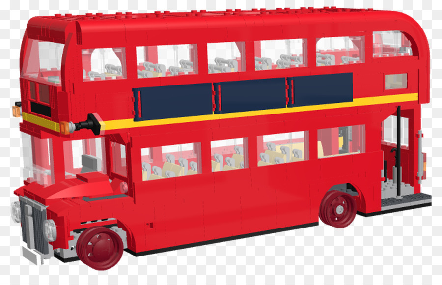 Double-decker bus del trasporto Ferroviario Giocattolo - giocattolo