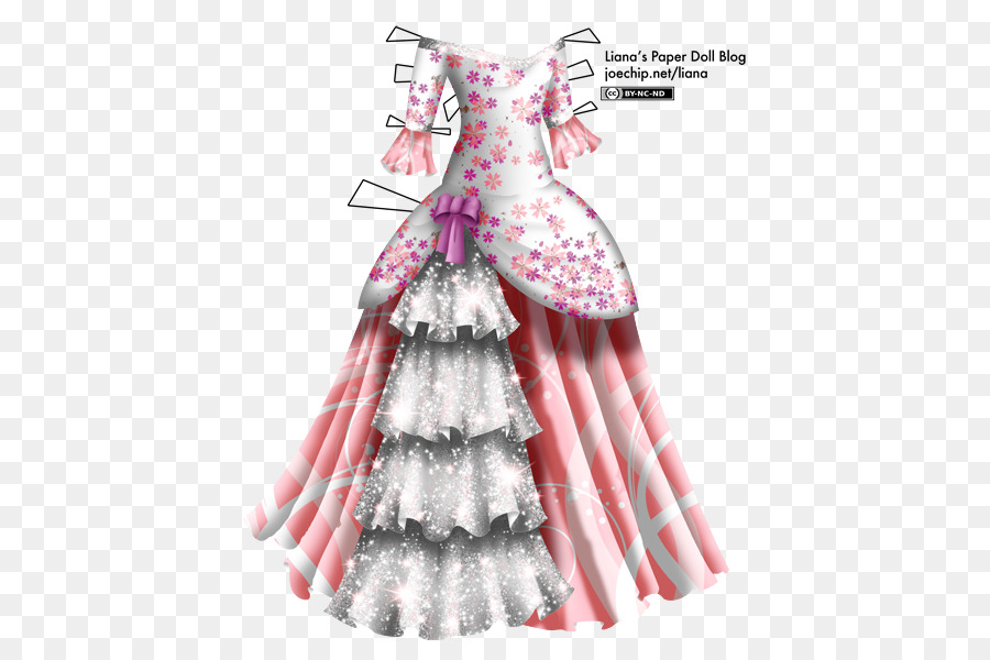 Schulter Kleid Kleid Rosa M Tanz - rosa Rock