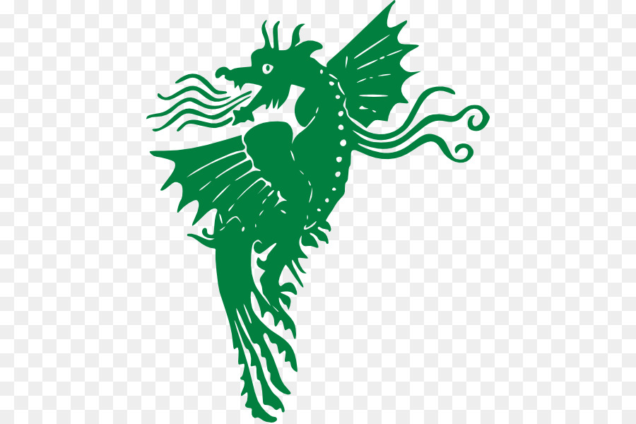 San Giorgio e il Drago Clip art - drago verde