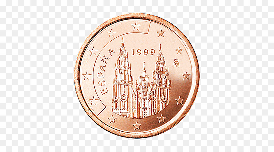 Moneta da 1 centesimo in euro Monete da un euro Moneta da 2 euro - 20 centesimi di euro, moneta