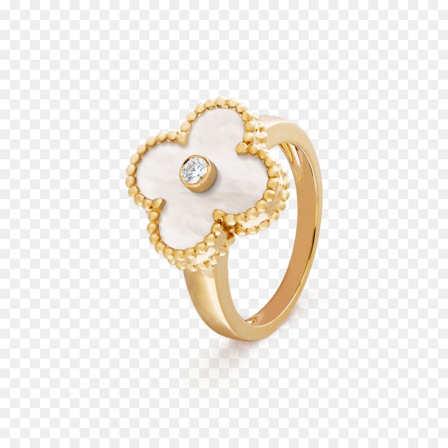 Alhambra anello di Fidanzamento di Van Cleef & Arpels Gioielli - anello