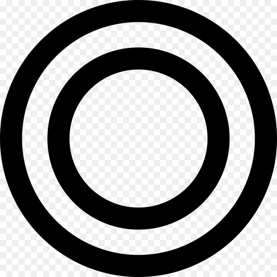 Kreis Punkt Rim, White Clip art - Kreis