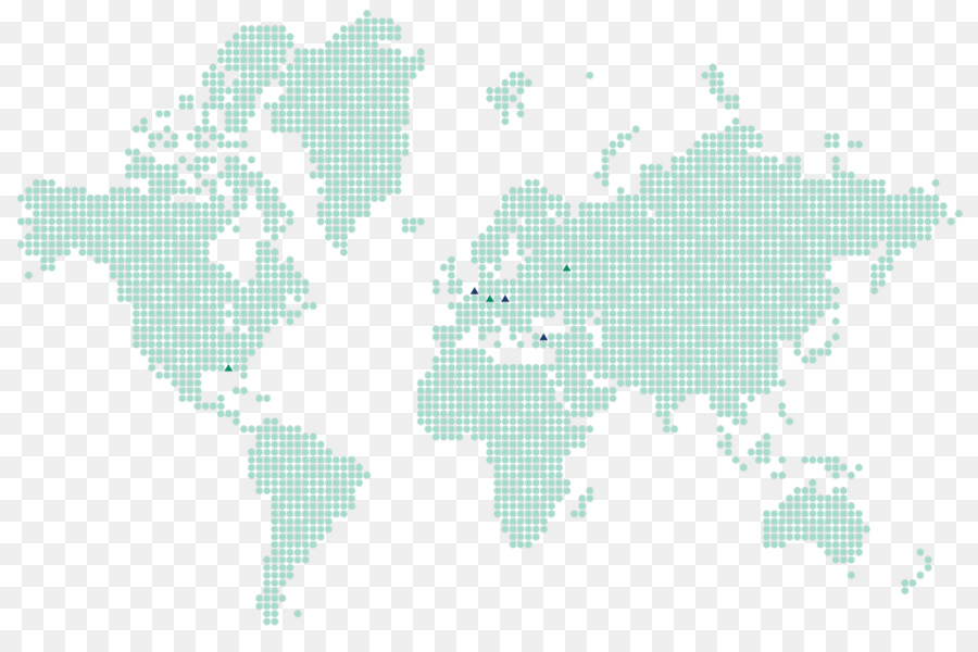 Weltkarte Dichtemosaik - Weltkarte
