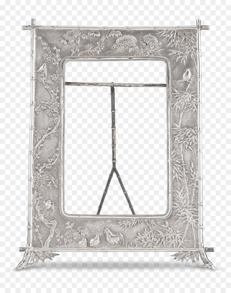 Fenster, Bilderrahmen Silber - Frau rau Antiquitäten