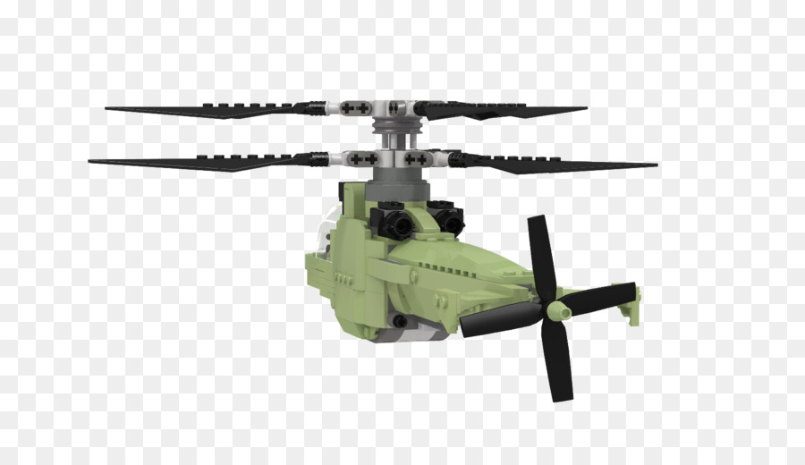 Rotore di elicottero Aerei rotori Coassiali controrotanti - Elicottero