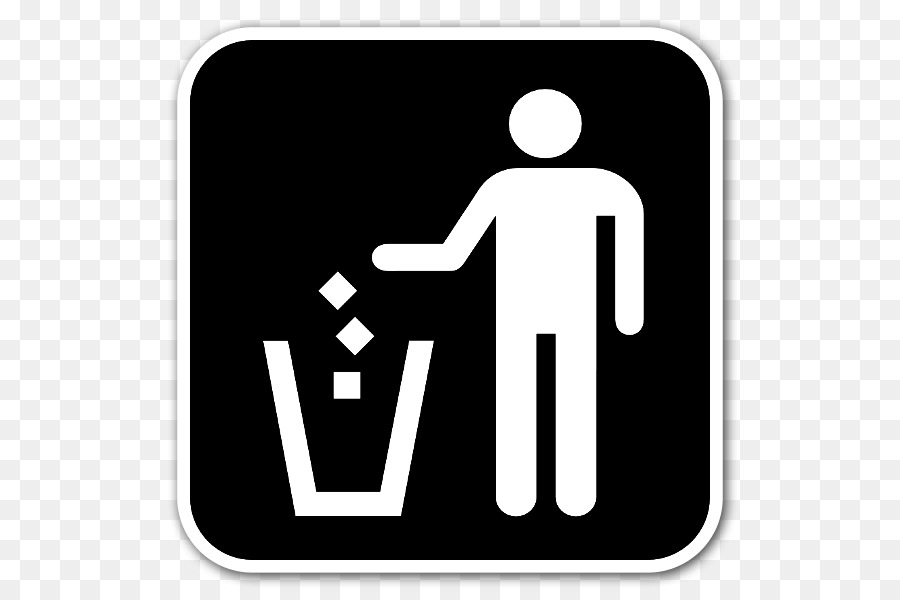 Bidoni della spazzatura & Cestini per la Carta di Riciclaggio bin Decalcomania - gettare rifiuti