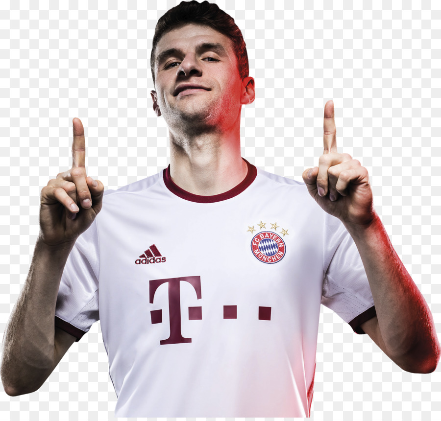 Thomas Müller Jersey FC Bayern Munich 2016-17 UEFA Champions League T-shirt - Maglietta