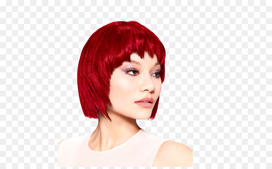 Rote Haare, Haare färben, Perücke Human hair color One 'n Nur Argan Öl Behandlung - Haar