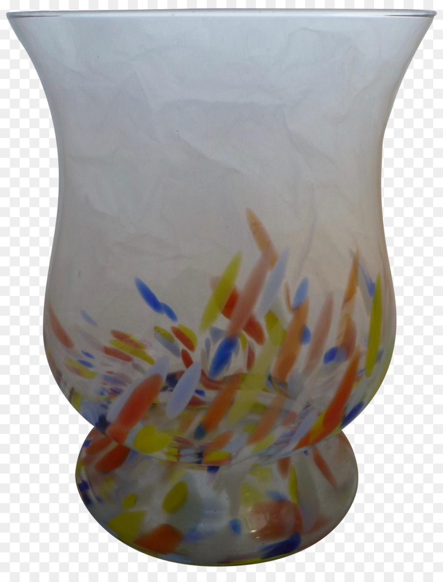 Vase Böhmisches Glas 1960er-Tisch-Glas - Vase