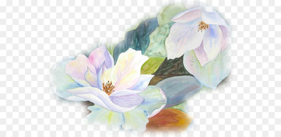 La pittura ad acquerello Andalusa Mobili - Fiore bianco