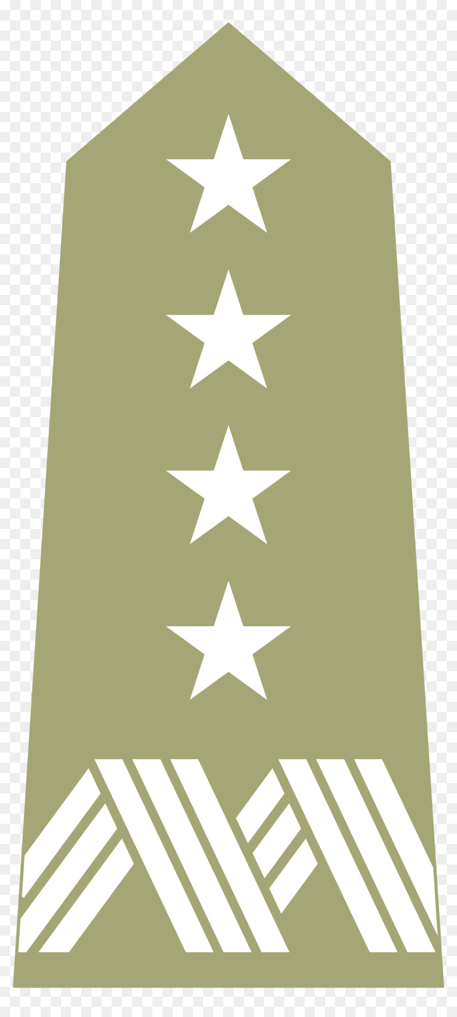 Trung Tướng Chuẩn tướng, Bốn sao cấp bậc Quân hàm - tổng
