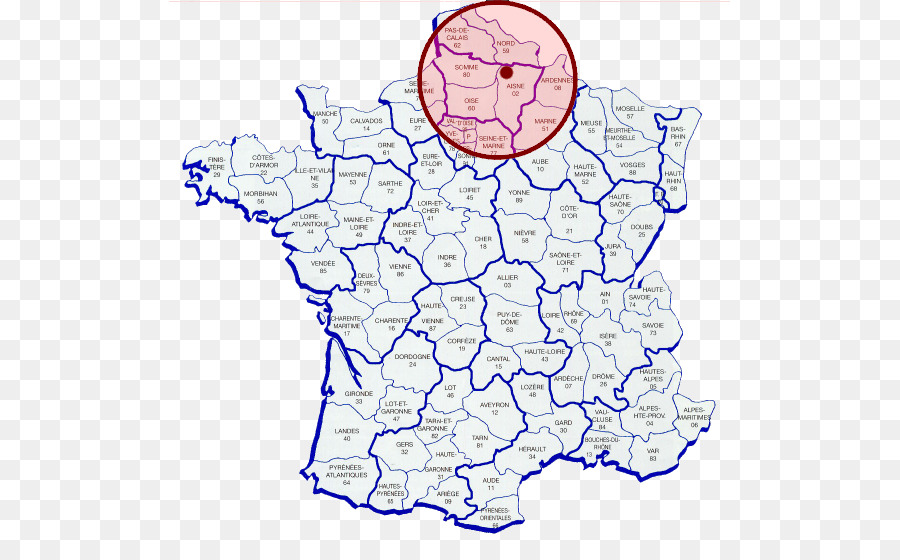 Regionen der Karte von Frankreich Isle Clip art - Anzeigen
