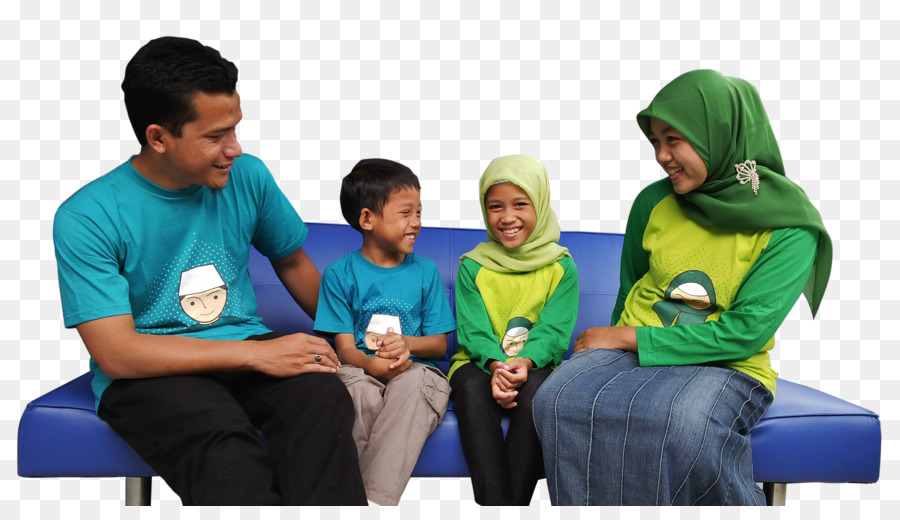 Famiglia Bambino Mussulmano Padre Islam - famiglia