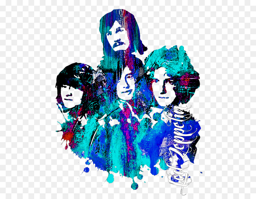 Thiết kế đồ họa Thời hoạ Poster - Led Zeppelin