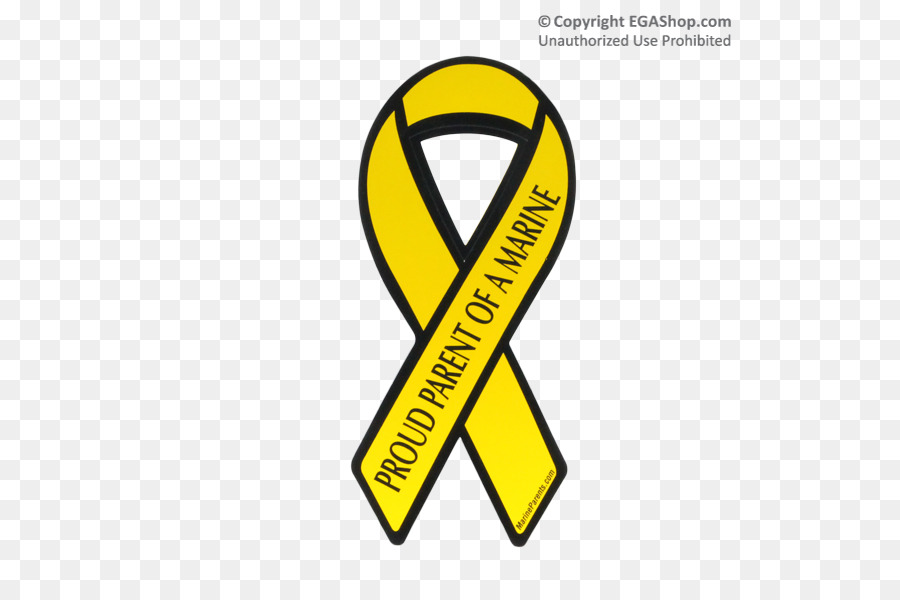 Awareness ribbon Handwerk-Magnete, Auto Yellow ribbon - Menüband