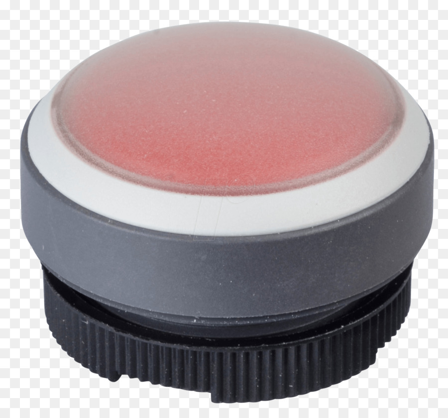 Push-button-Grau-ECLAIR-Weiß - Runde Kappe