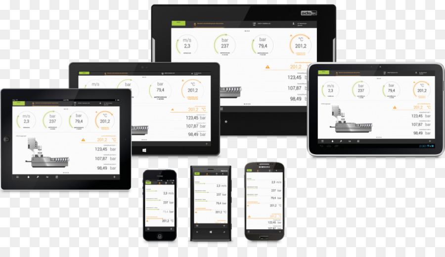 Smartphone User-interface-Industrie 4.0-Computer Smart-Gerät - Smartphone