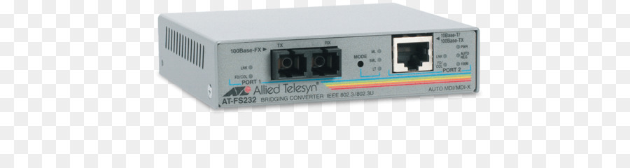 Allied Telesis AT FS232/2 in Fibra di media converter   RJ 45 / SC single mode Fiber media converter - altri