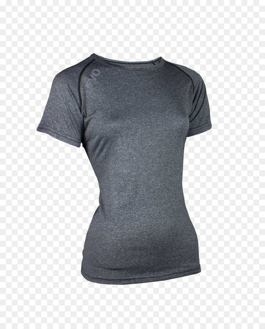Schwarzes T-shirt Hoodie Grau Sleeve - T Shirt