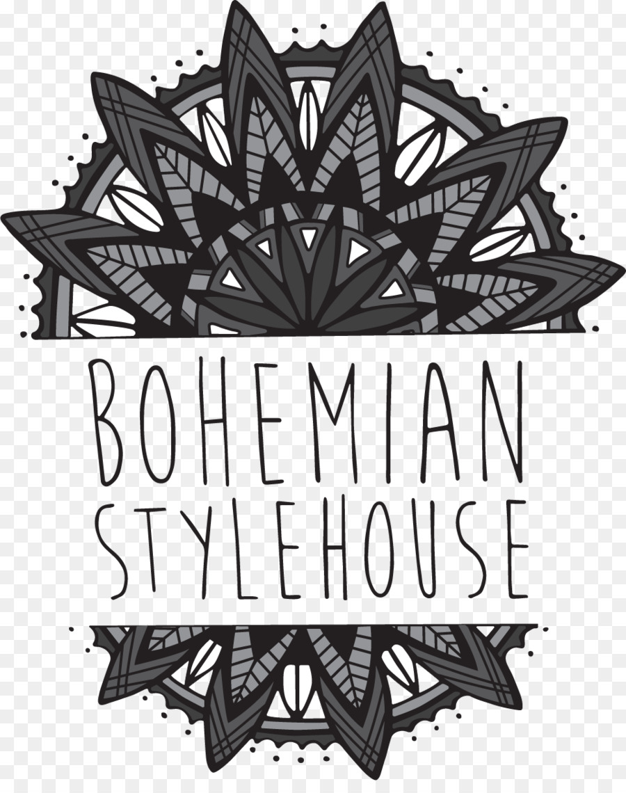 Böhmische Stylehouse Plaza Midwood Schönheitssalon Logo Schriftart - böhmische