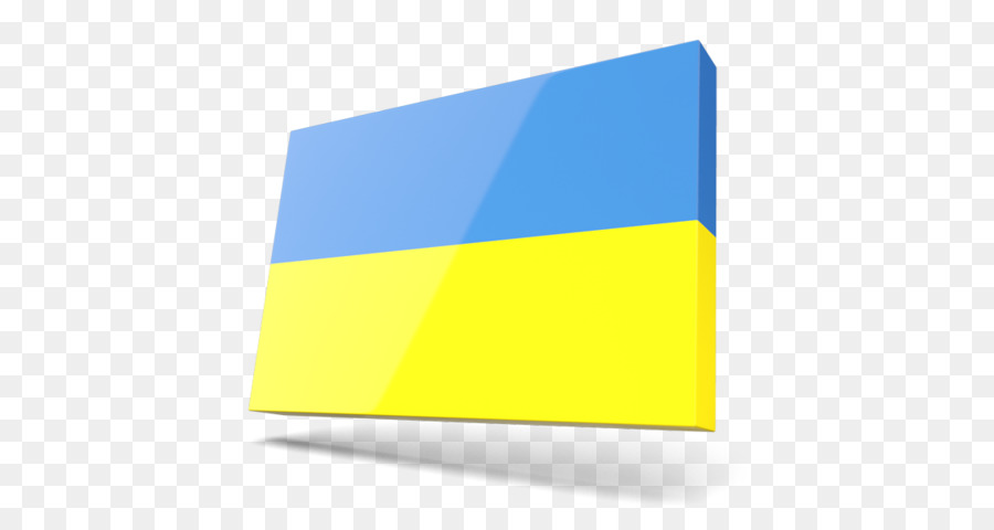 Linie, Winkel, Marke - Ukraine Flagge