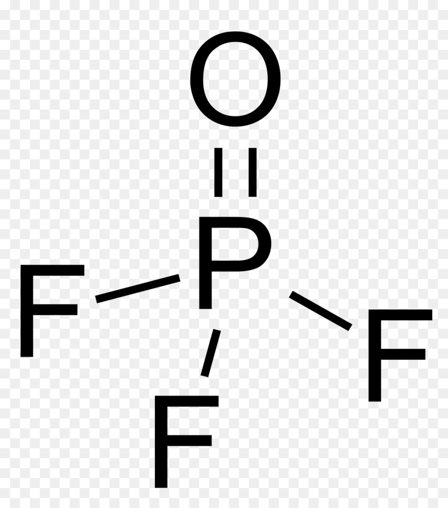 Phosphoryl-Fluorid-Molekül Phosphoryl-Chlorid Phosphor - andere