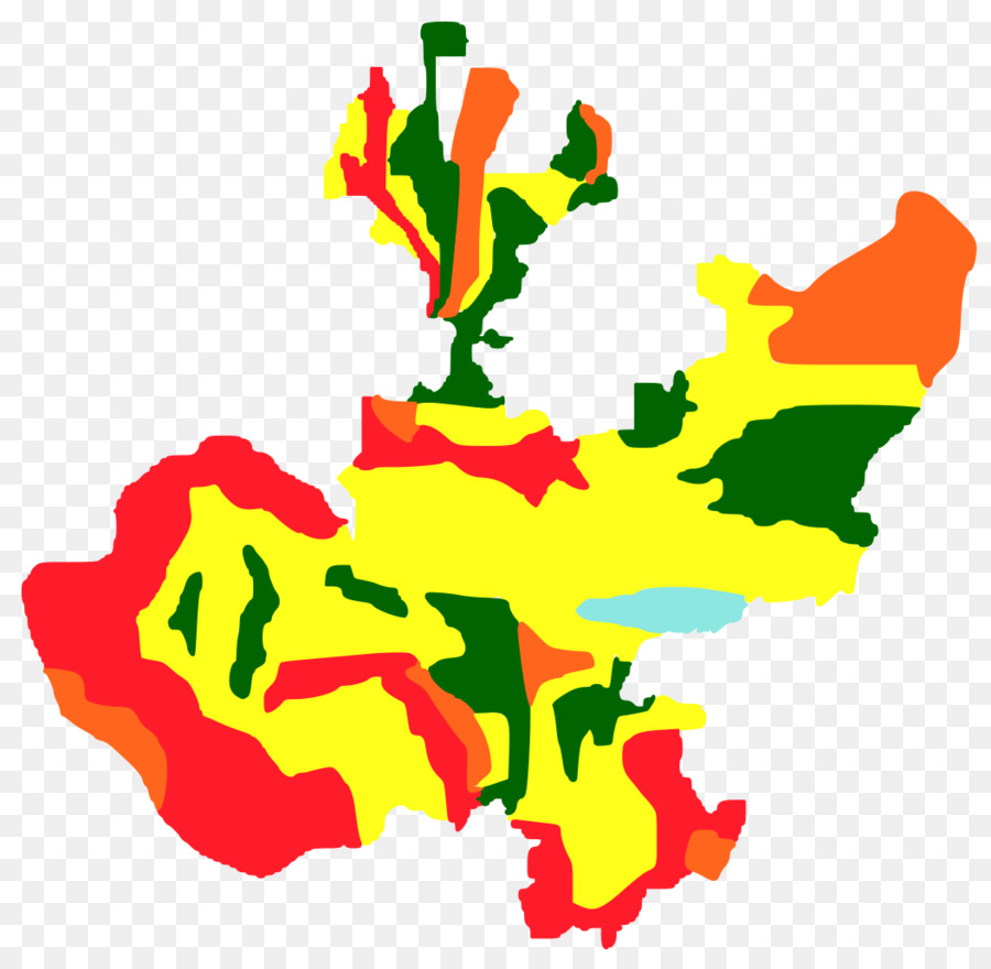 La geografia di Jalisco, la Sierra Madre Occidentale il Clima Mappa - mappa