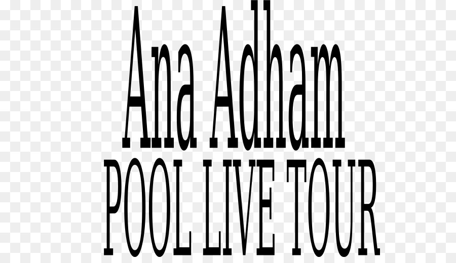 Logo Pool Live Tour Brand Schriftart - Linie