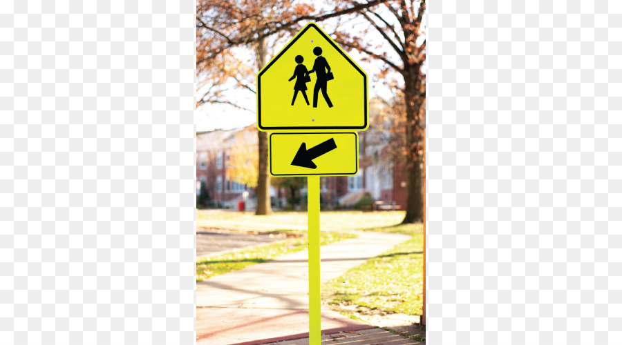 Straßenschild Straßenname Schild Fußgängerüberweg der Schule-zone - Schule anmelden