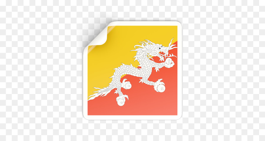Bandiera del Bhutan simboli Nazionali del Bhutan bandiera Nazionale - bandiera