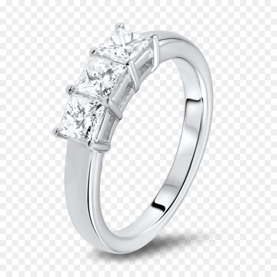 Prinzessin Schnitt Diamant Ring Brilliant cut - Ring