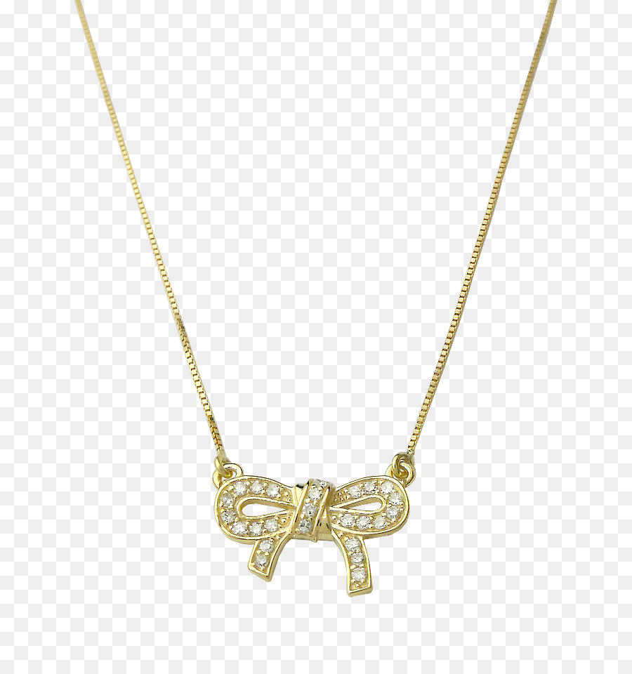Medaillon Halskette-Ohrring-Schmuck-Gold - Halskette