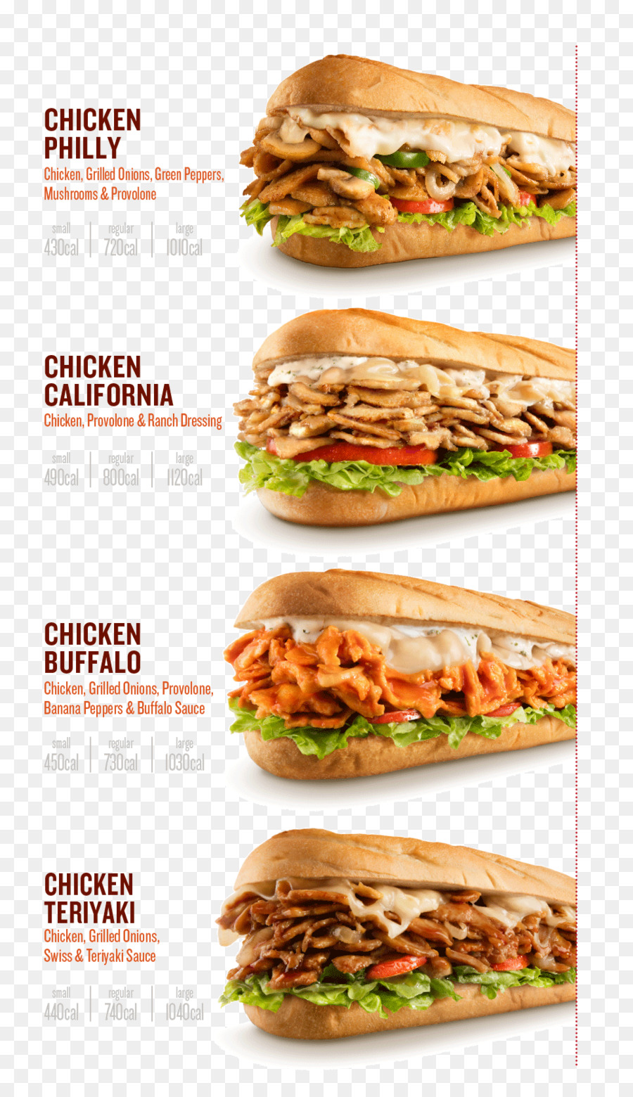Tàu ngầm sandwich sườn nướng pho mát Nhanh Gà ăn sandwich - Thịt