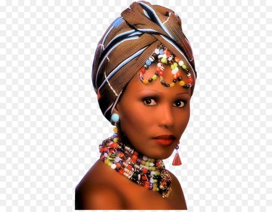 Kopfbedeckung Frisur Afro-Frau - Frau