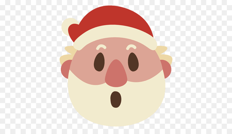 Santa Claus Christmas Emoticon Smile clipart - Weihnachtsmann