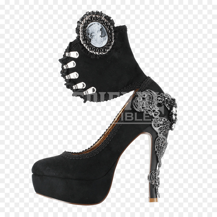 Plattform-Schuh-High-Heels-Schuh-Keil, Stiletto heel - steampunk Rohre