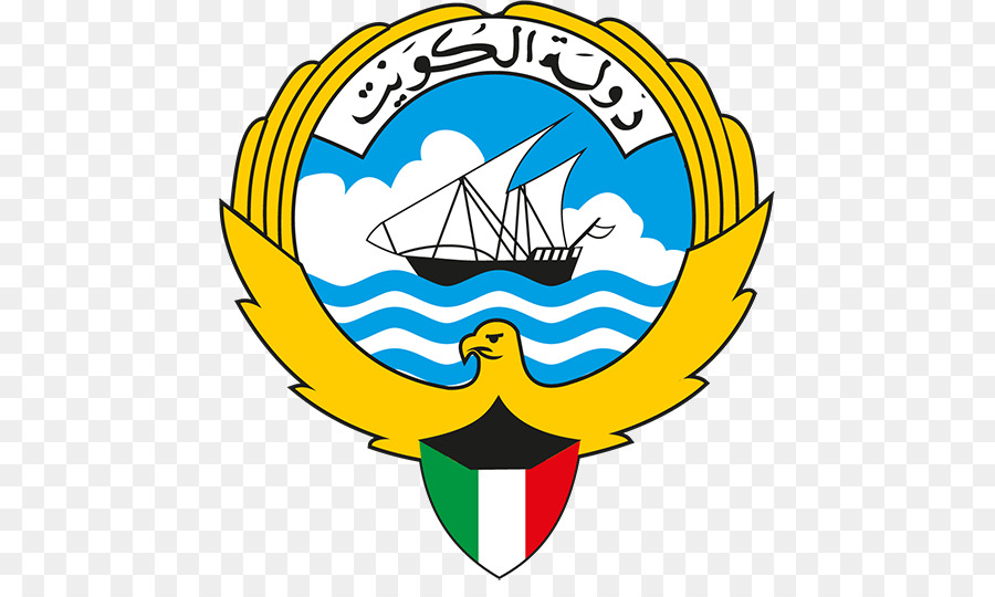 Kuwait-Stadt Kuwait, Bilder Flagge von Kuwait Wappen von Kuwait im Golf-Krieg - Kuwait