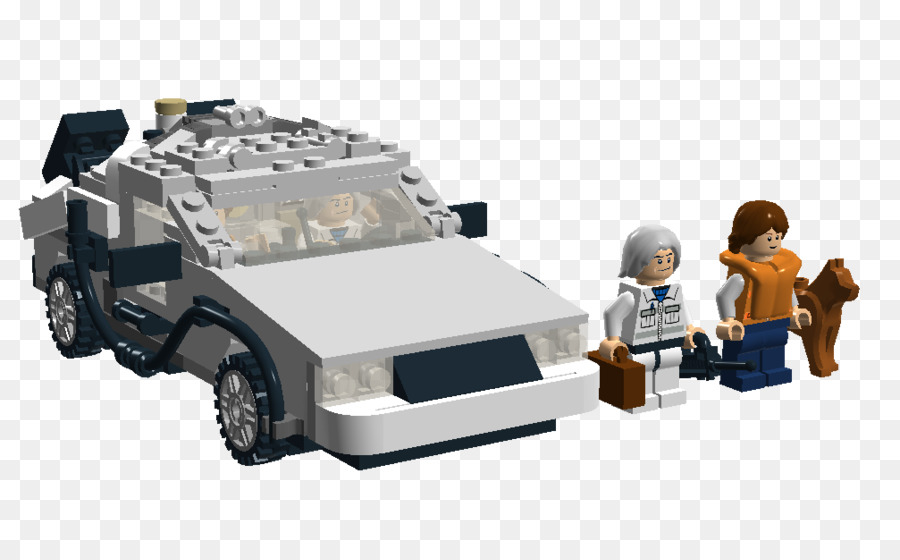 Marty McFly LEGO DeLorean cỗ máy thời gian trở Lại tương Lai Vẽ - delorean cỗ máy thời gian
