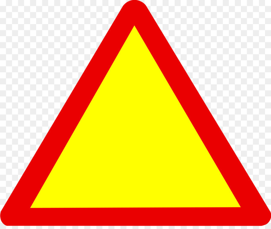Cartello di avvertimento di Traffico, segno clipart - cautela