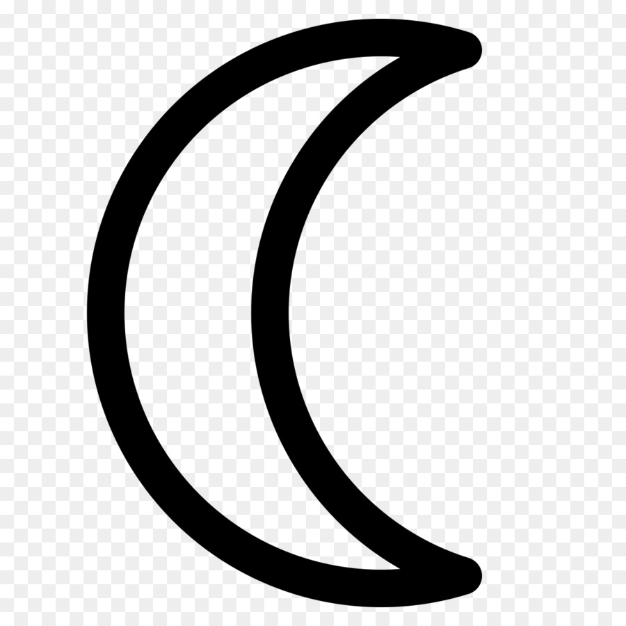 Luna simboli Astronomici Crescent Terra - luna