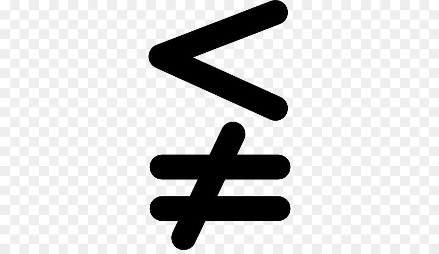 Kleiner-als-Zeichen Gleichheitszeichen, Symbol, Mathematik Slash - Symbol