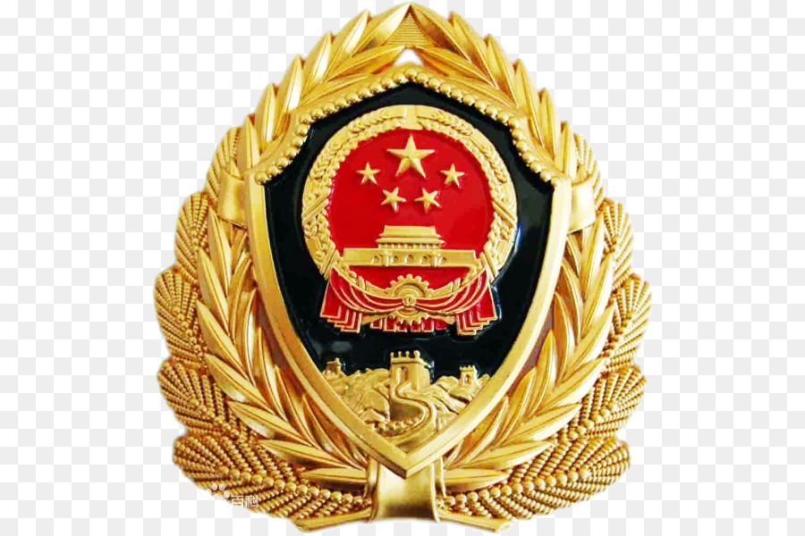 Cina Armate di Polizia, ufficiale di Polizia della Repubblica popolare Cina popolare distintivo di polizia, forze armate - Cina
