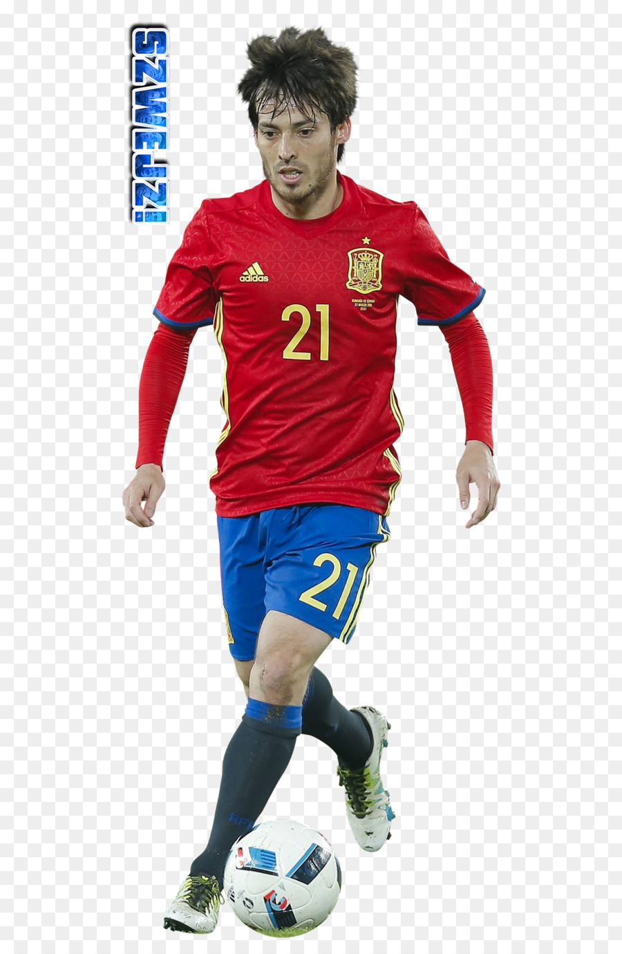 Álvaro Morata Trikot Spanien Fußball Nationalmannschaft Fußball Spieler Team sport - David Silva