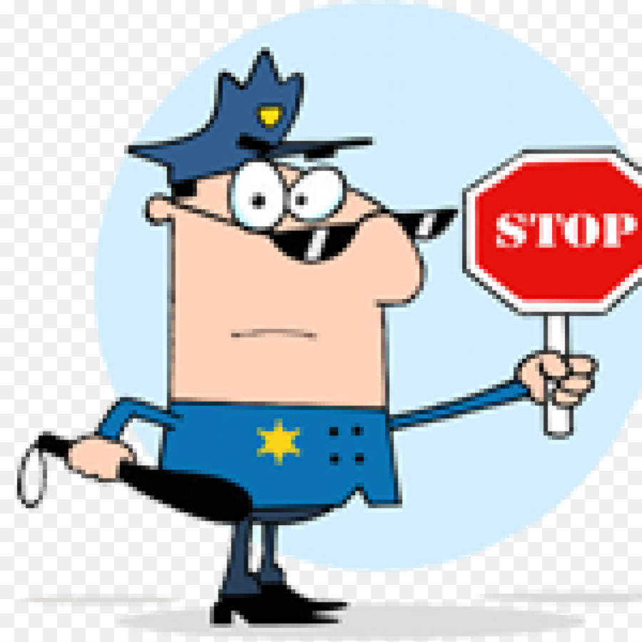 Polizist Royalty free Cartoon - Polizei